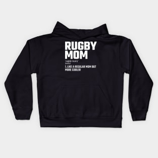 rugby mom Kids Hoodie